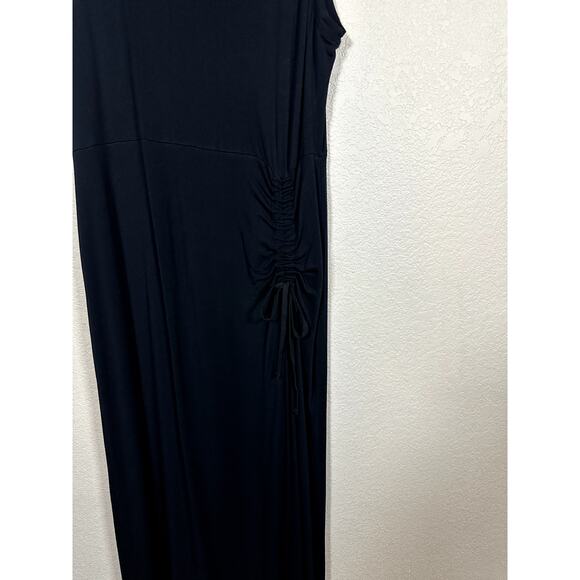 CaBi Black Tank Stretch Simple Midi Maxi Dress Size Large - Picture 2 of 7
